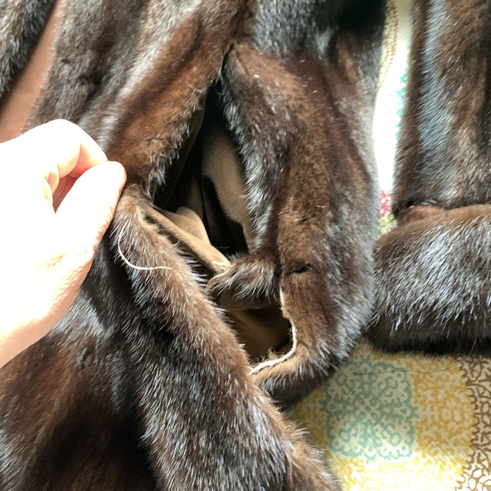 Mink Vintage Mary McFadden Full Length Mink Coat The Fur Vault New York City - Picture 15 of 17